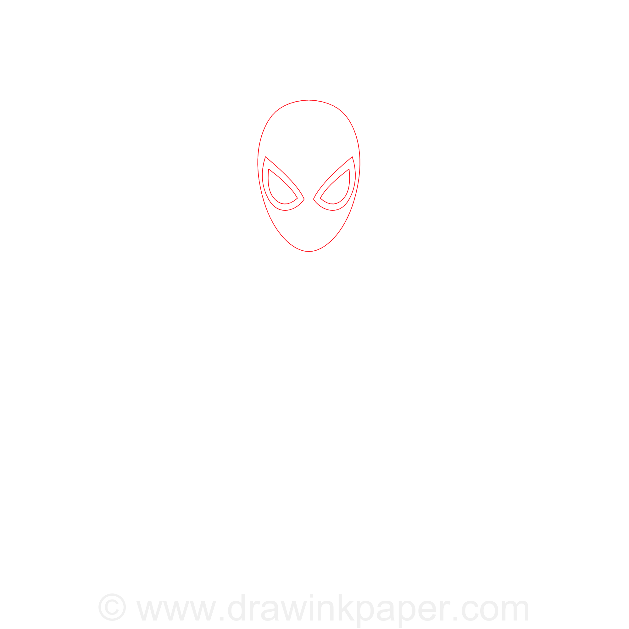 Step 1 for Spiderman